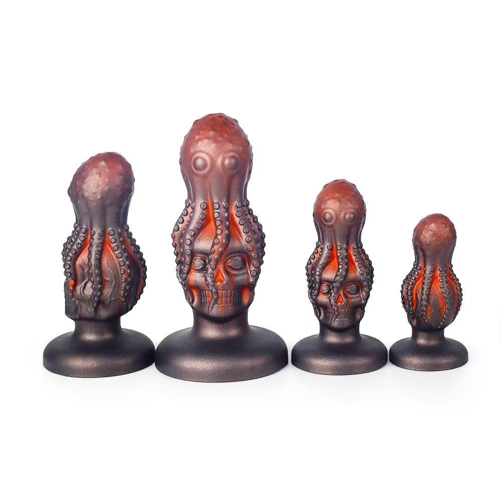 Big Anal Toys Silicone Octopus Skull