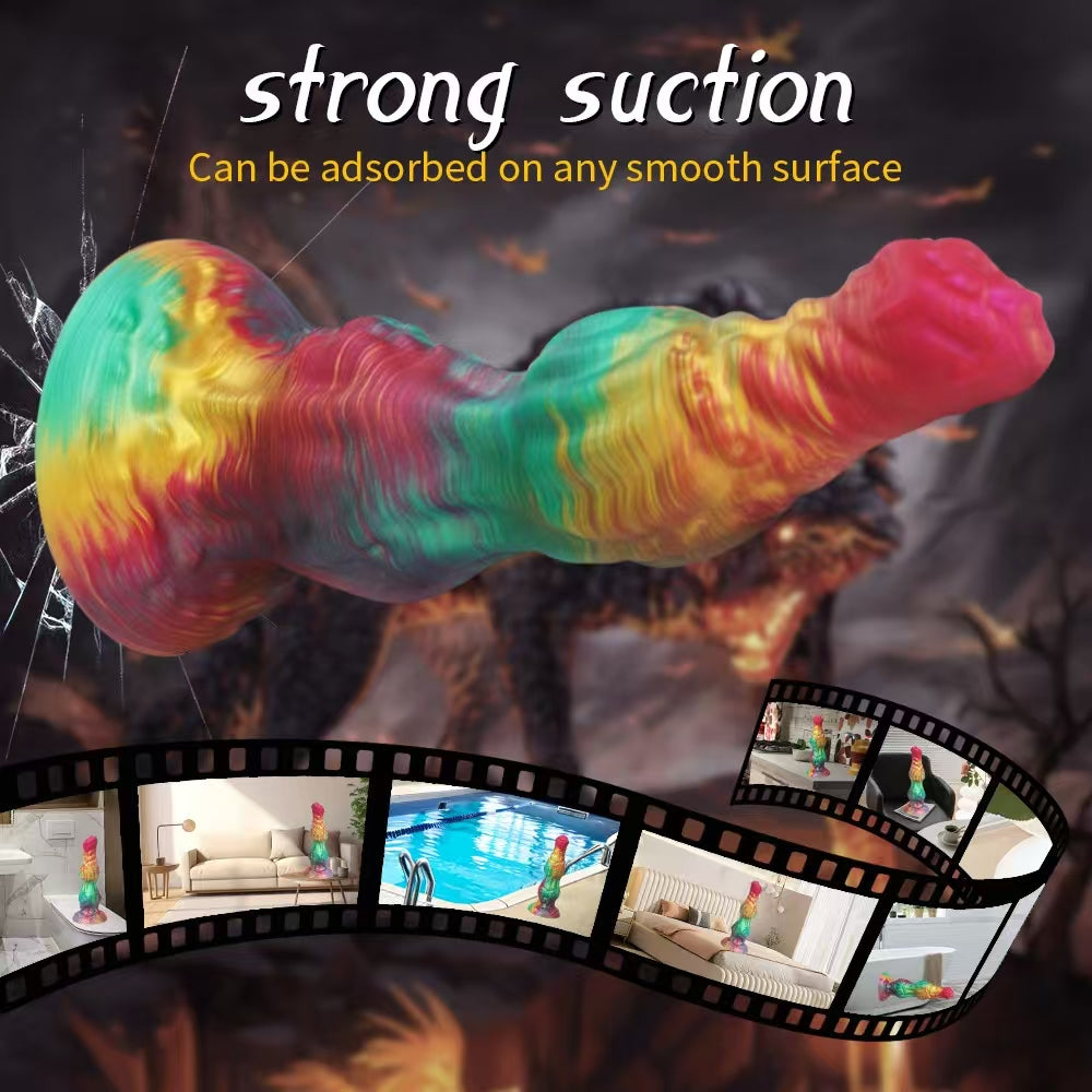 14 Inch Cerberus Big Knot Monster Dildo—Multiple sizes