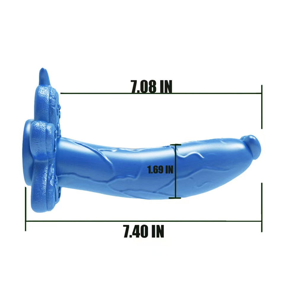 Funny Dildoes 7 Inch Blue Gingerbread Man