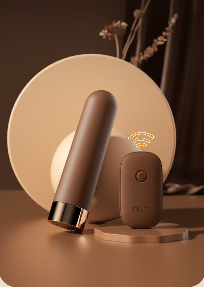 Remote Control Bullet Vibrator Brown Small