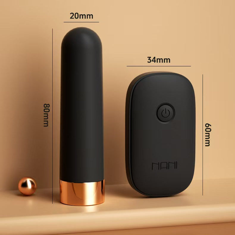 Remote Control Bullet Vibrator Brown Small