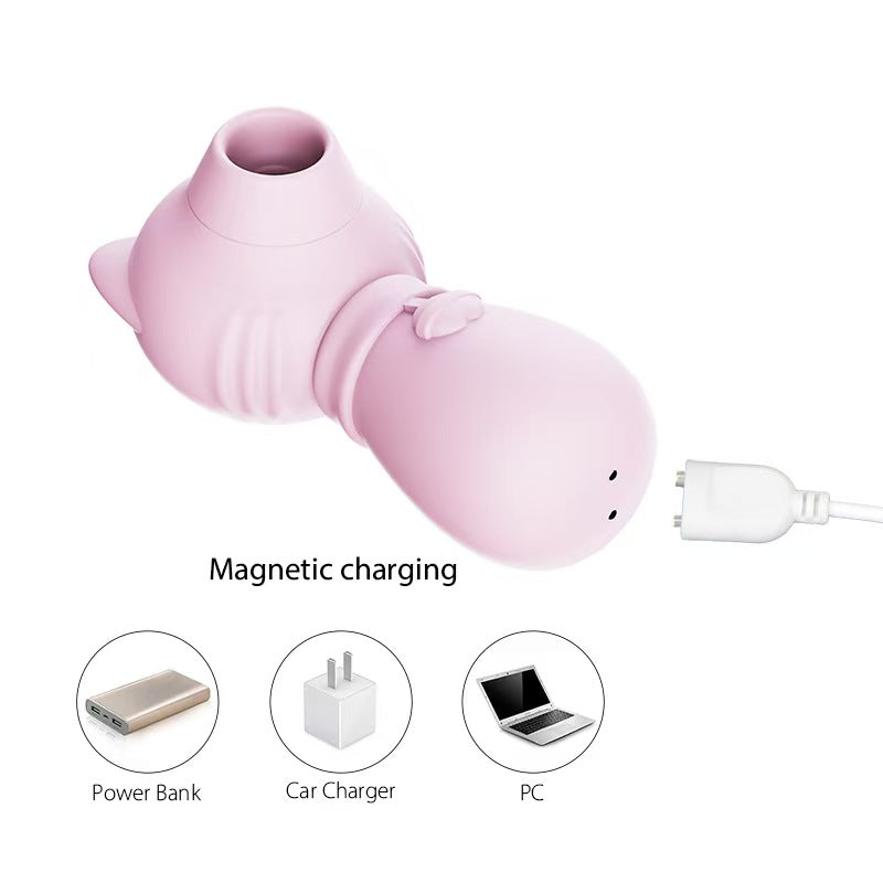 Pink Cute Kitten Clit Sucking Vibrator