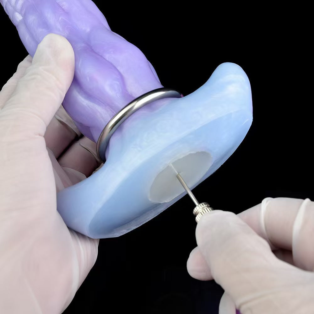 8 Inch Purple Silicone Alien Ovipositor Toy