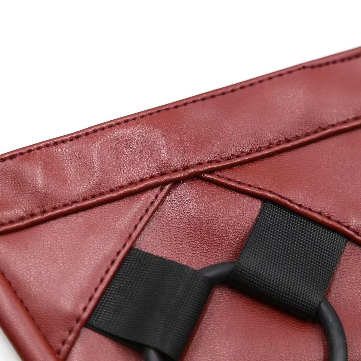 Big Strap On Dark Red Harness