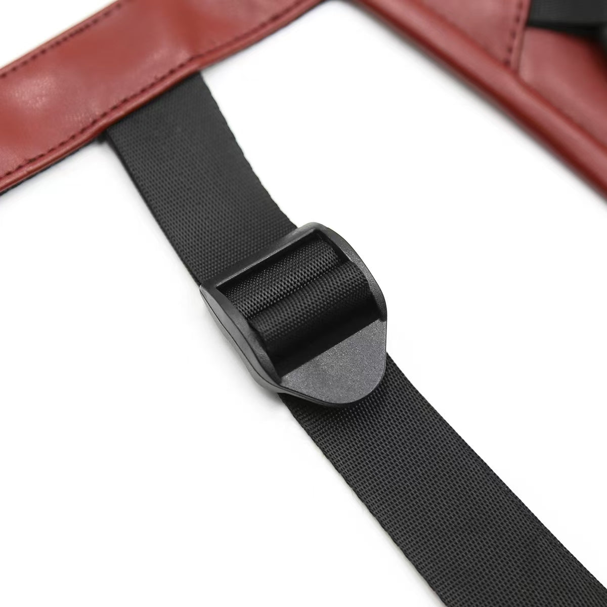 Big Strap On Dark Red Harness