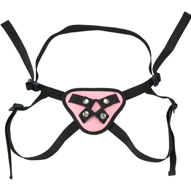 Pink Red Purple Brown Strap On Harness