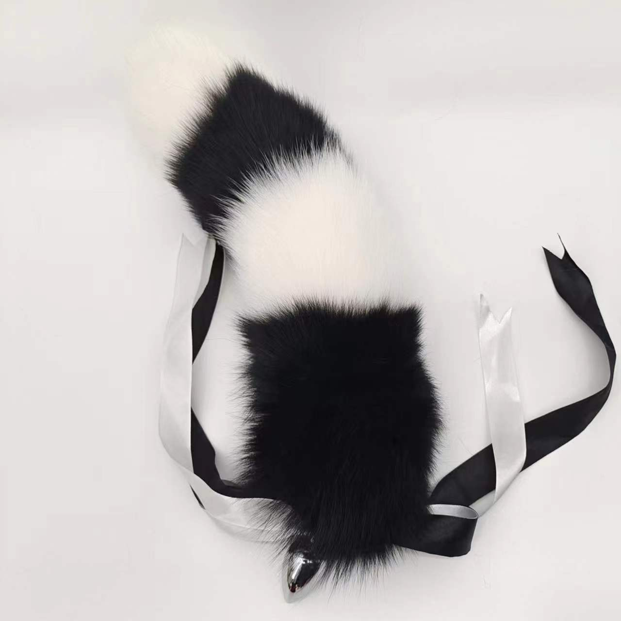 Furry Fox Tail Stainless Steel Butt Plug