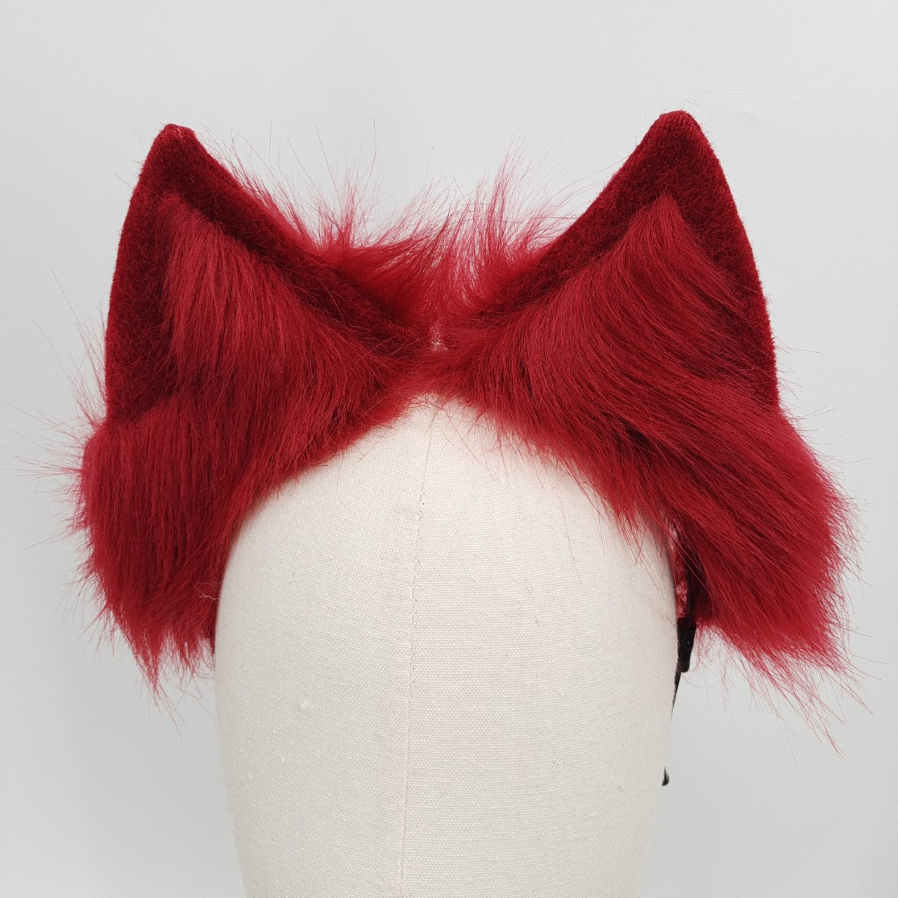 27 Inch Sexy Bright Red Fox Tail Butt Plug