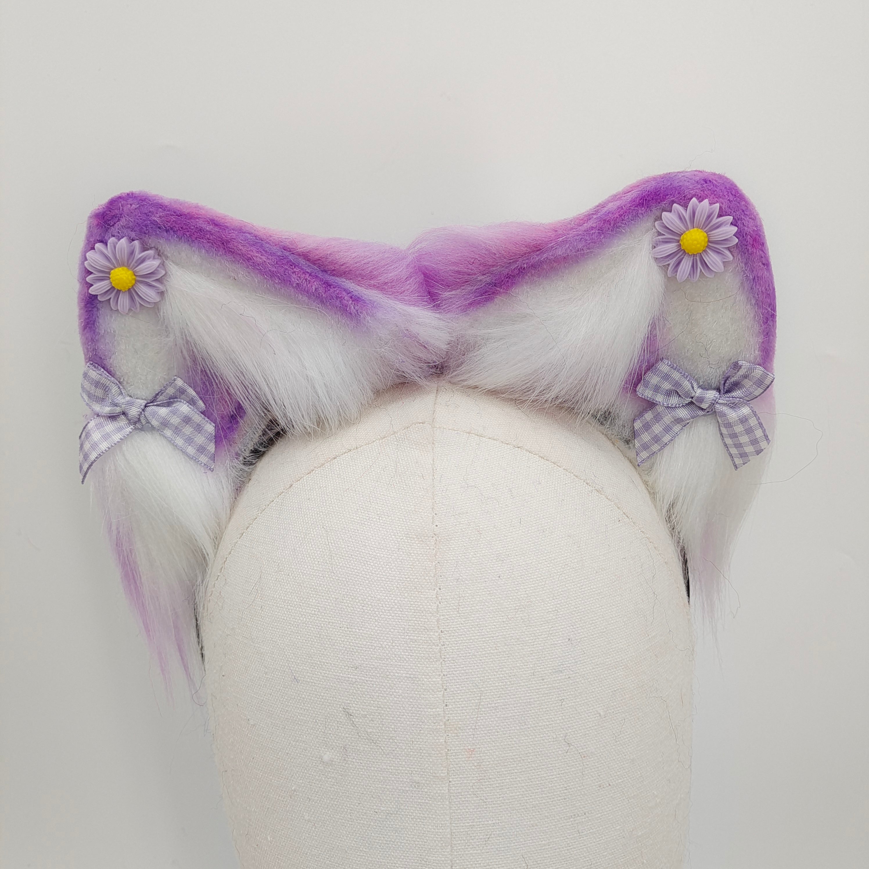 Purple Cute Fox Tail Metal Butt Plug