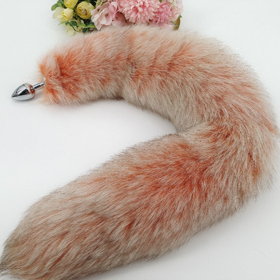 Extra Long Plush Animal Fox Tail Butt Plug