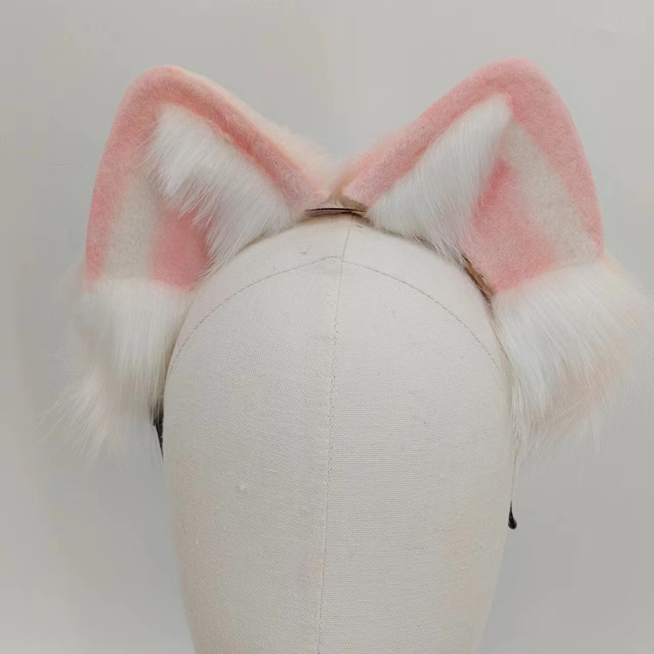 Fox Tail Pink Furry Butt Plug