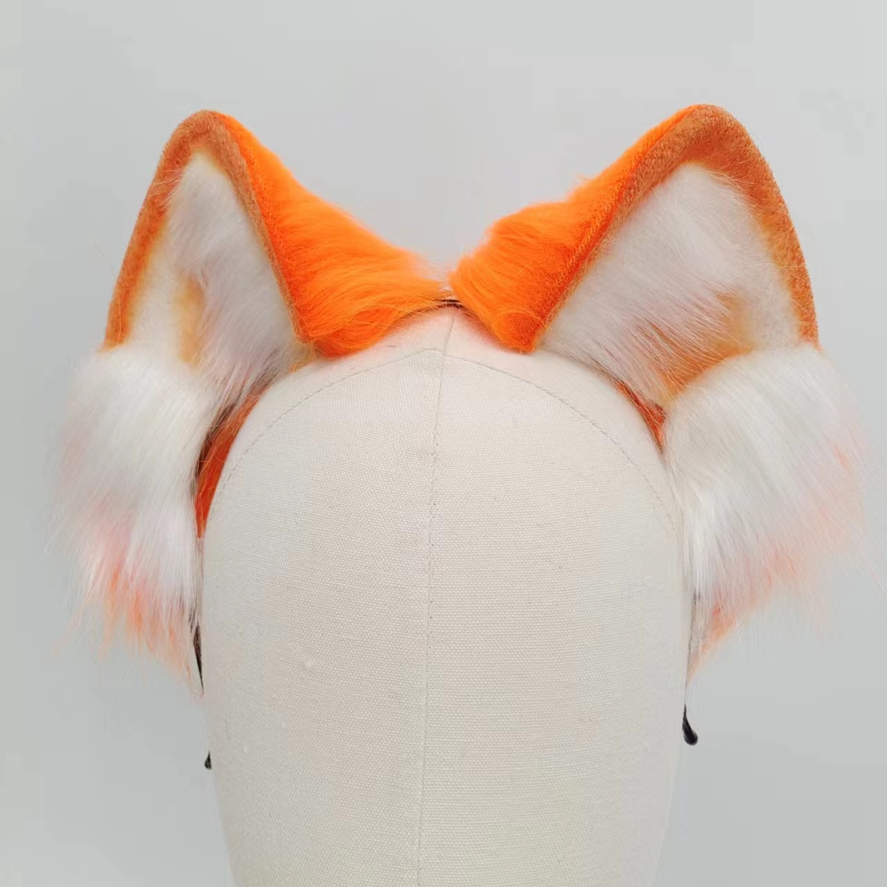 Fox Tail With Butt Plug 15 Inch Genuine Leather Set