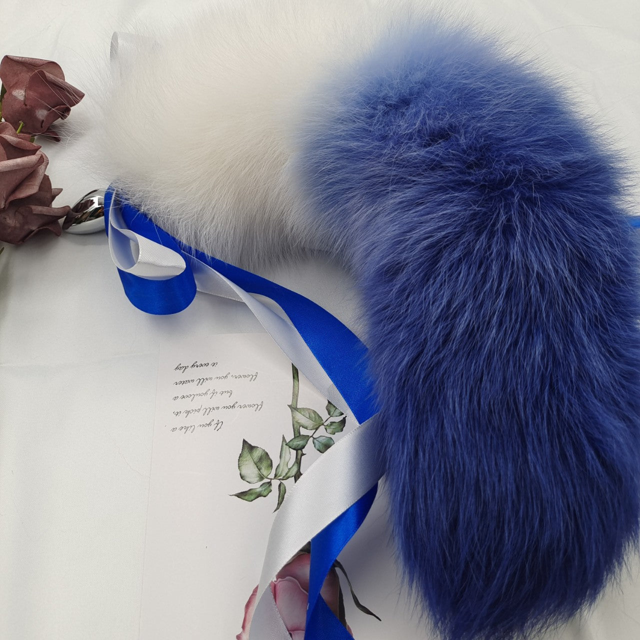 Furry Tail Butt Plug 15 Inch Fox Tail