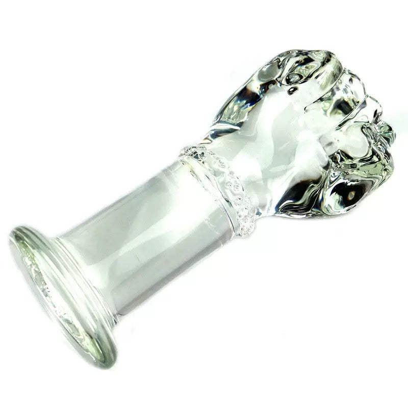 4 Inch Small Fist Glass Anal Plug