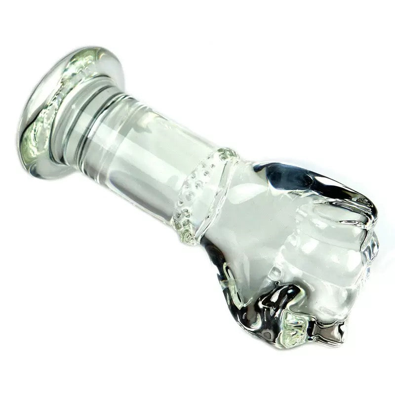 4 Inch Small Fist Glass Anal Plug