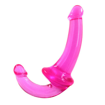 7 Inch Smooth Clear Jelly Strapless Dildo