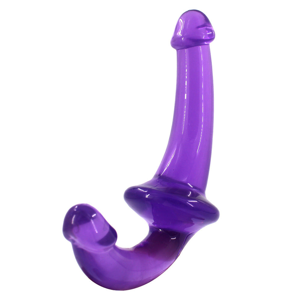 7 Inch Smooth Clear Jelly Strapless Dildo