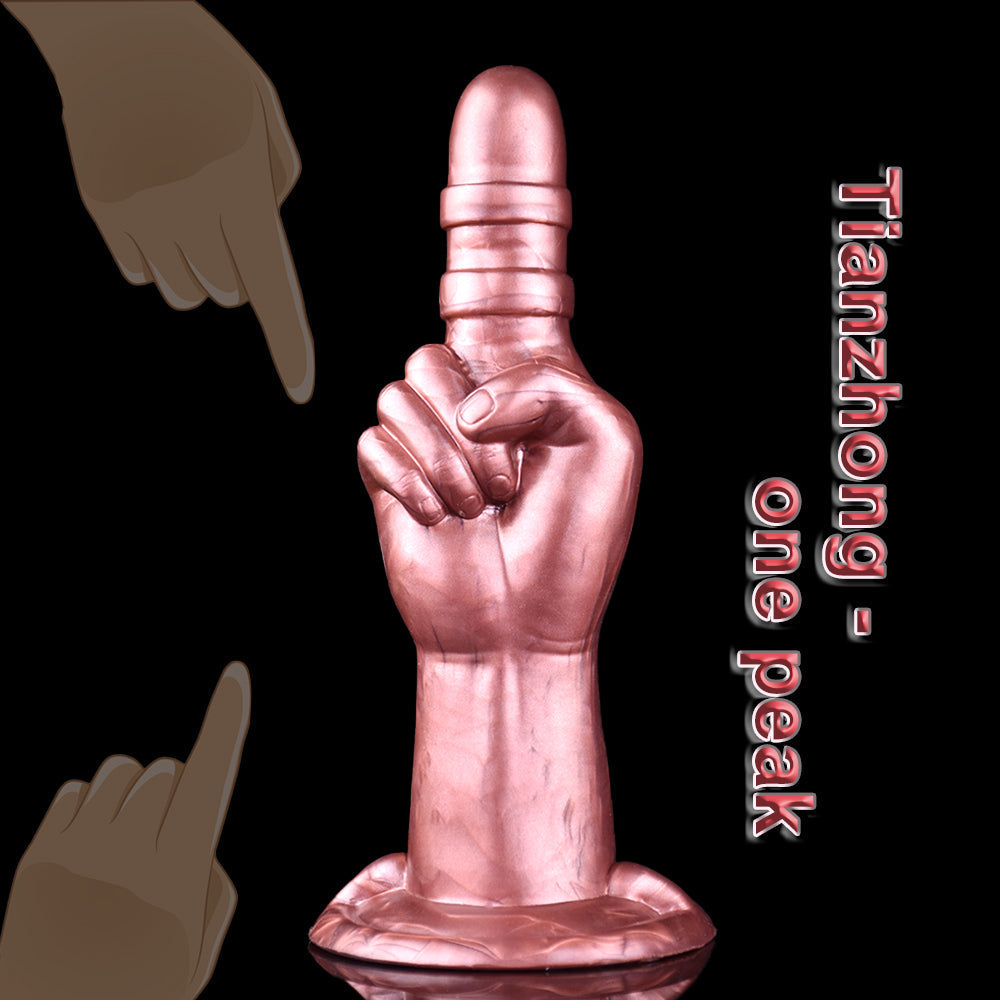 8 Inch Silicone Index Finger Butt Plug