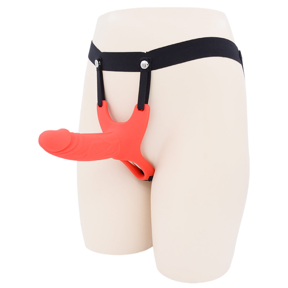 6 Inch Pink Male Hollow Strap On Dildo