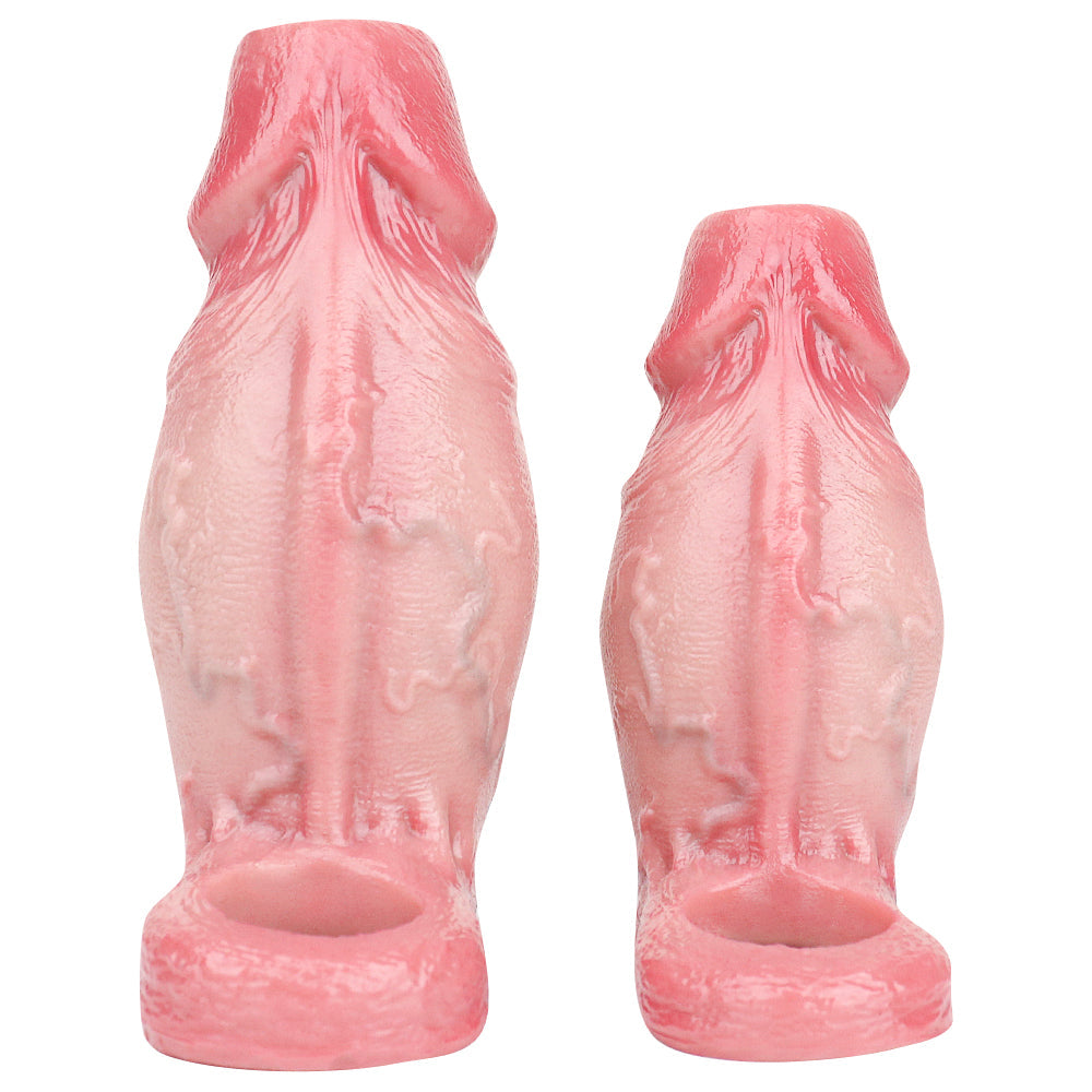 Huge Cock Sleeve Realistic Silicone Penis Enlargement Sleeve