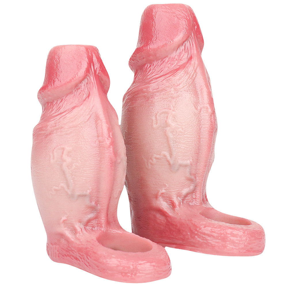 Huge Cock Sleeve Realistic Silicone Penis Enlargement Sleeve