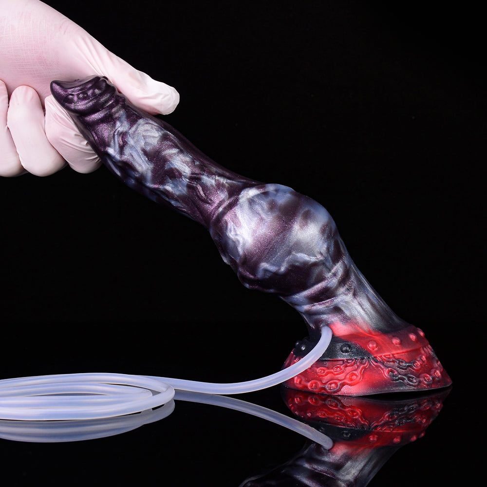 7 Inch Squirting Fantasy Knot Dog Dildo