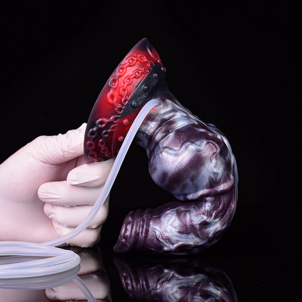 7 Inch Squirting Fantasy Knot Dog Dildo