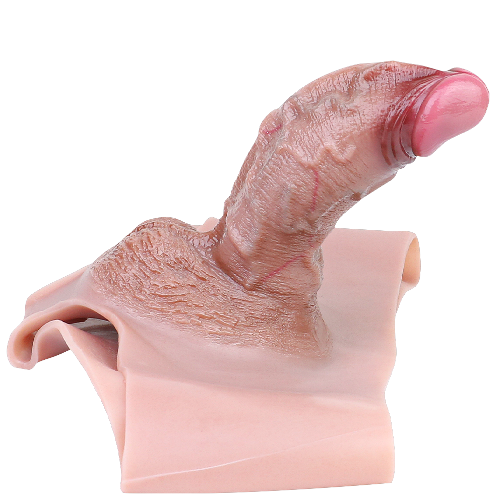 6 Inch Realistic Cock Vein Dildo Pants