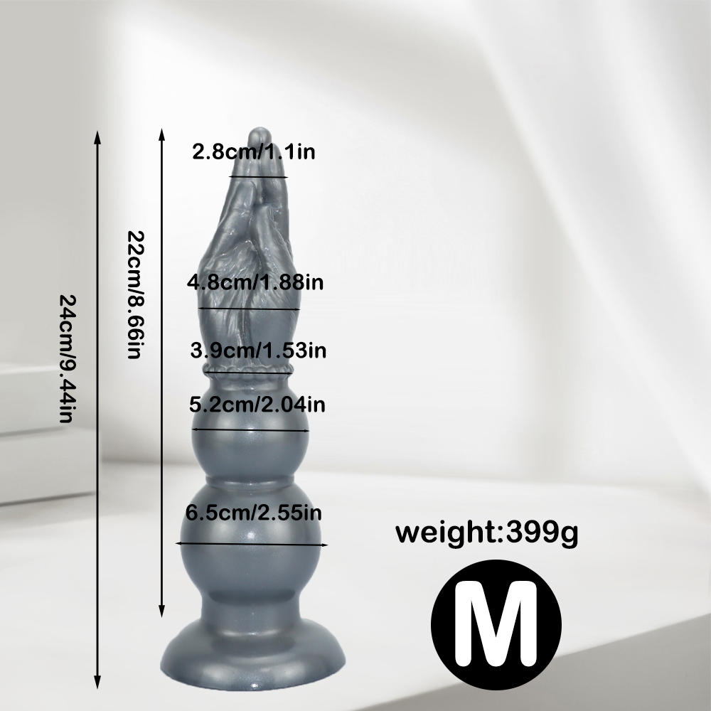 11 Inch Double Knot Silicone Fistingdildo