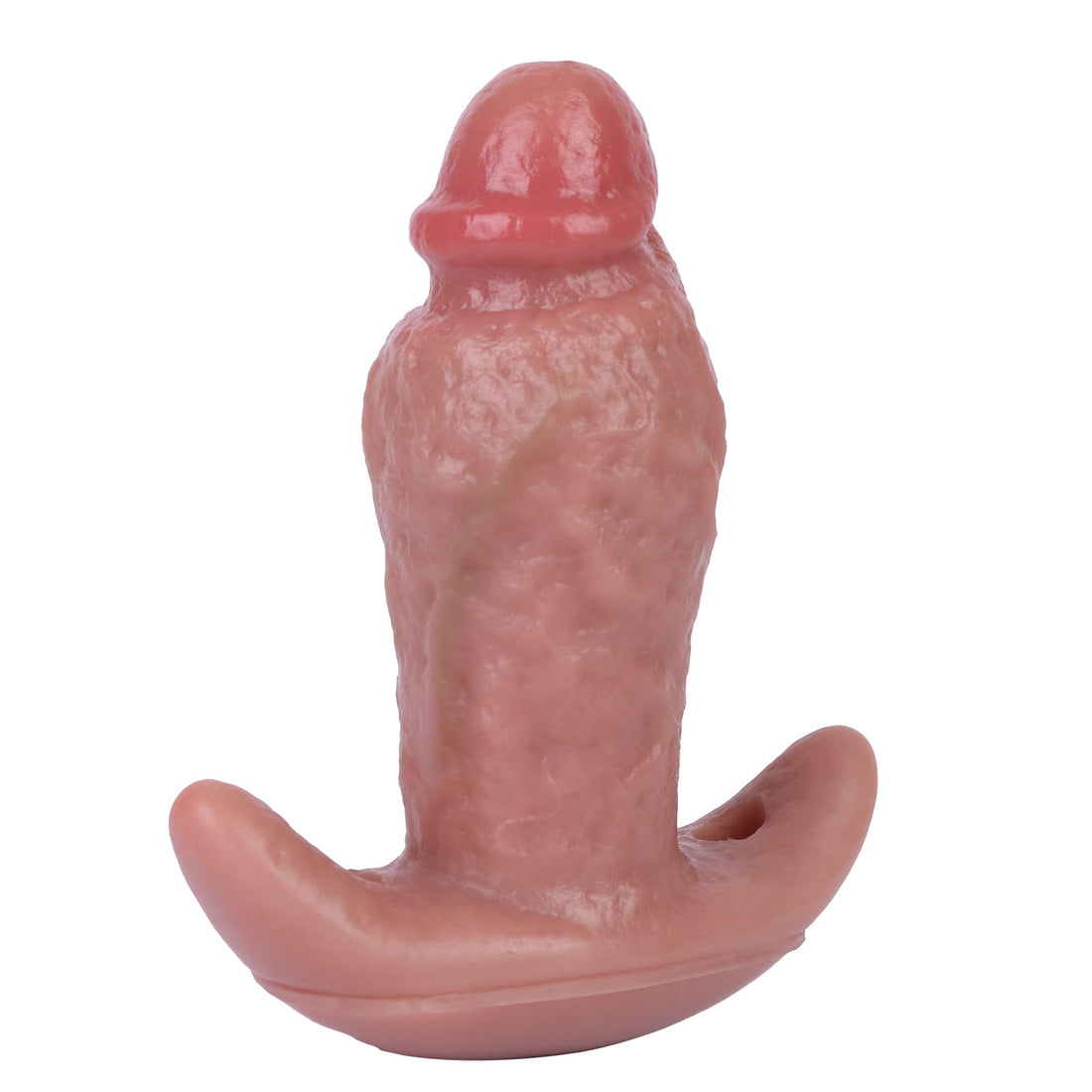 5 Inch Silicone Realistic Penis Vibrating Butt Plug