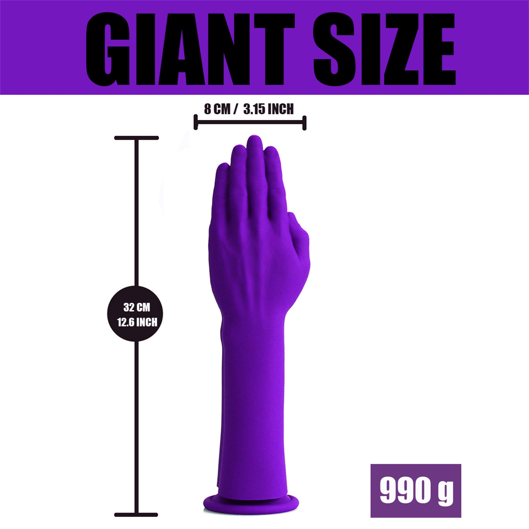 12 Inch Solid Color Realistic Fistingdildo