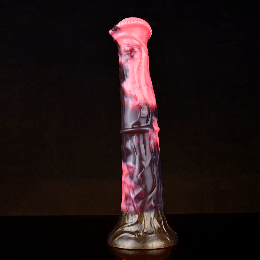12 Inch Flower Glans Penis Horse Dildo