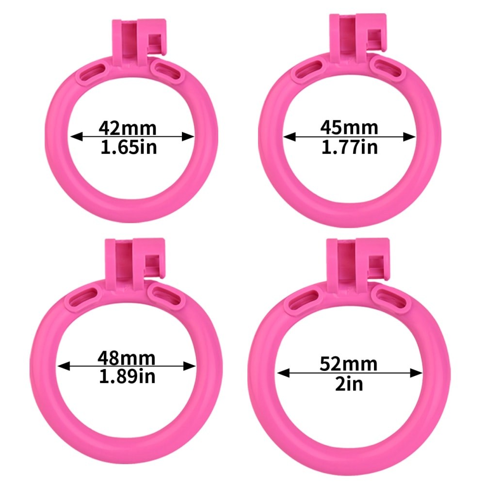 Flat Resin Male Chastity Cock Cage