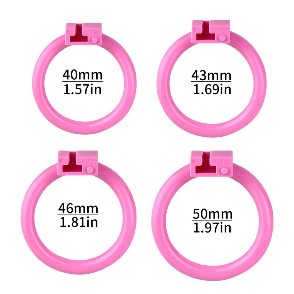 Pink Realistic Vagina Sissy Chastity Cage