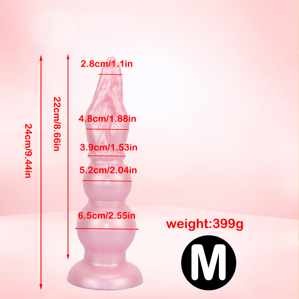 11 Inch Double Knot Silicone Fistingdildo