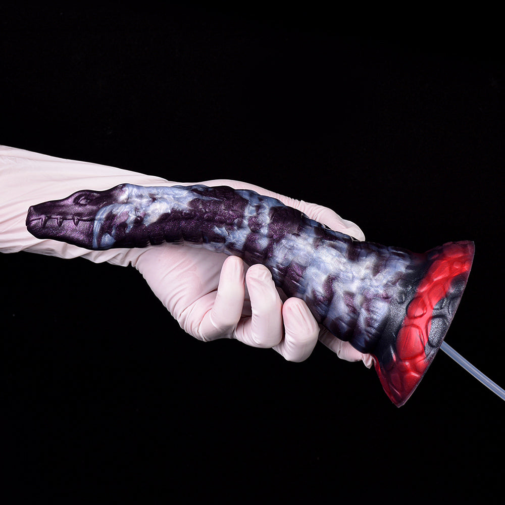 9 Inch Dark Purple Dragon Squirting Dildo