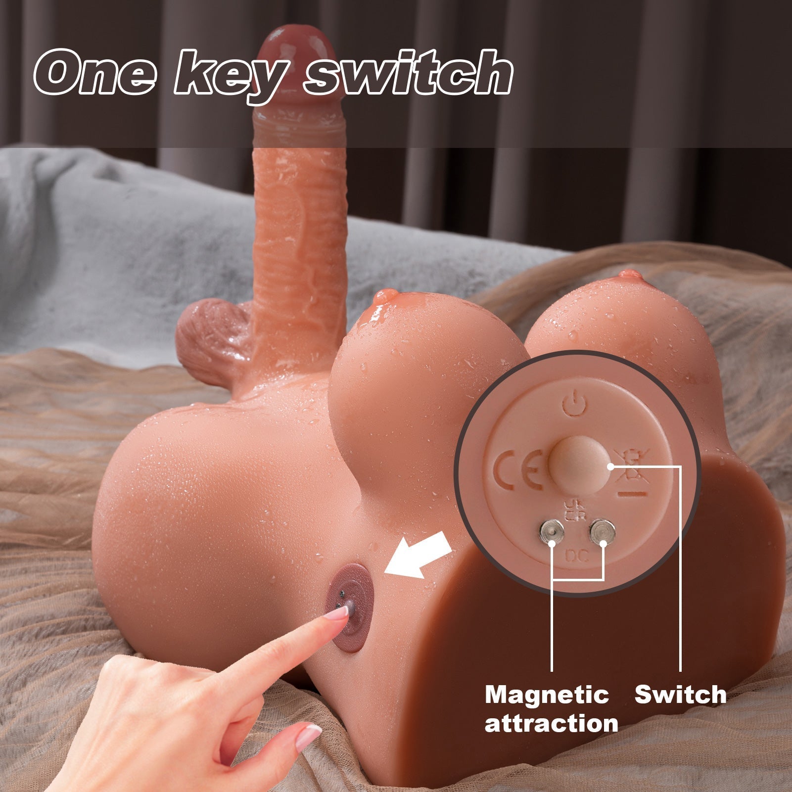 Automatic Thrusting Shemale Sex Doll Torso
