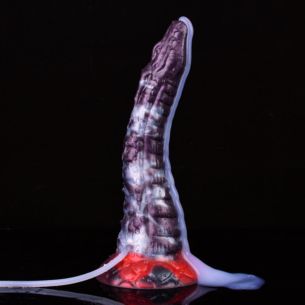 9 Inch Dark Purple Dragon Squirting Dildo