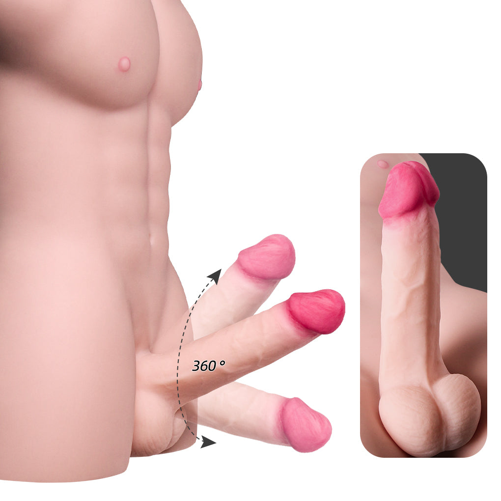 Strong Male Half Torso Dildo Sex Doll
