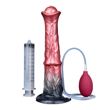 11 Inch Long Big Animal Horse Ejaculating Dildo