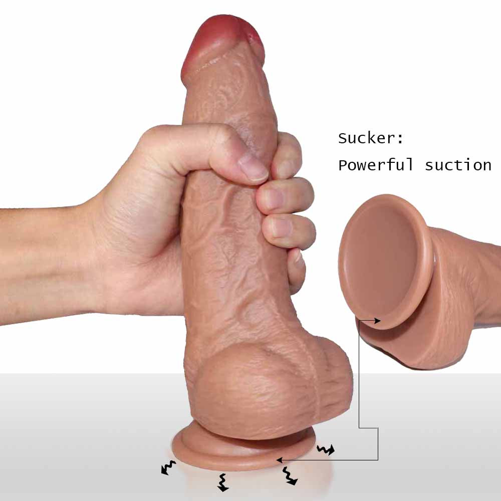 Realistic Thick Silicone 8 Inch Dildo