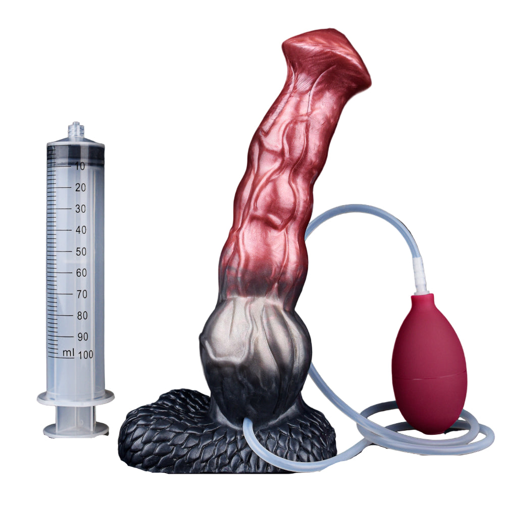 9 Inch Strong Horse Knot Squirting Dildo