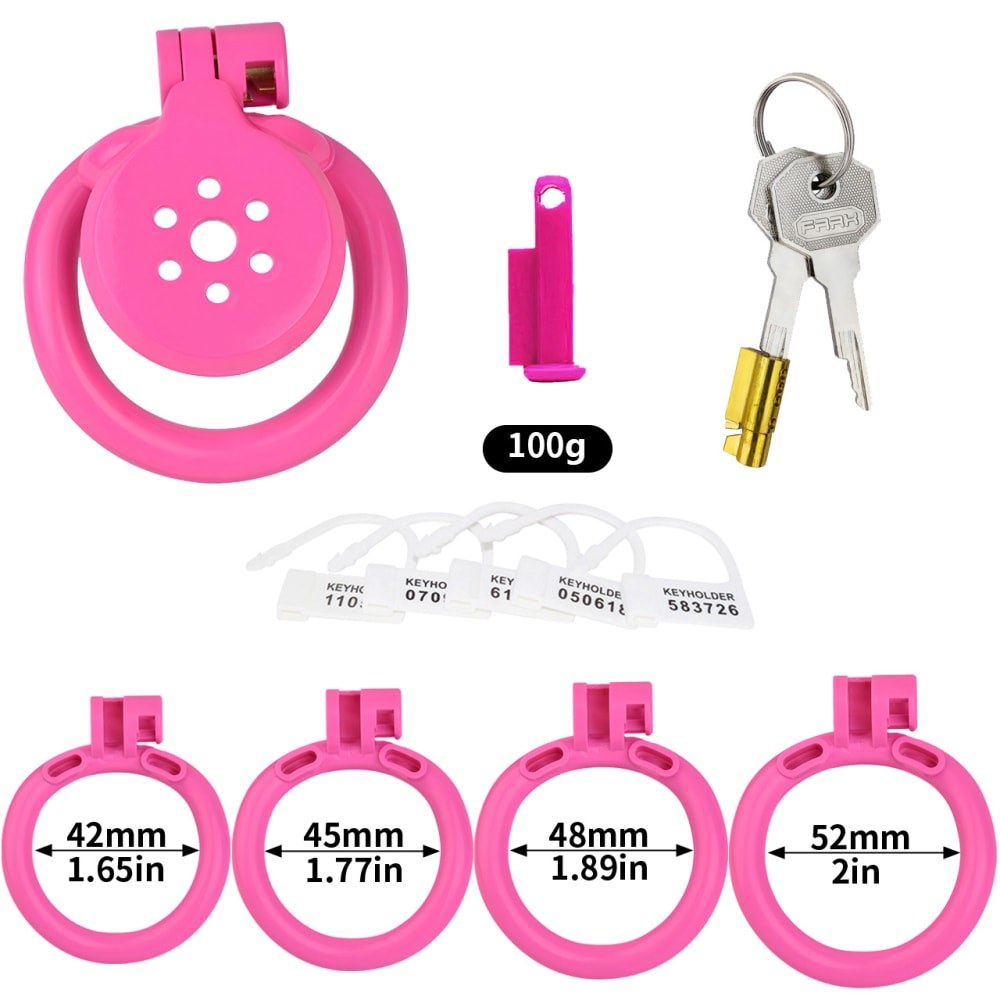Flat Resin Male Chastity Cock Cage