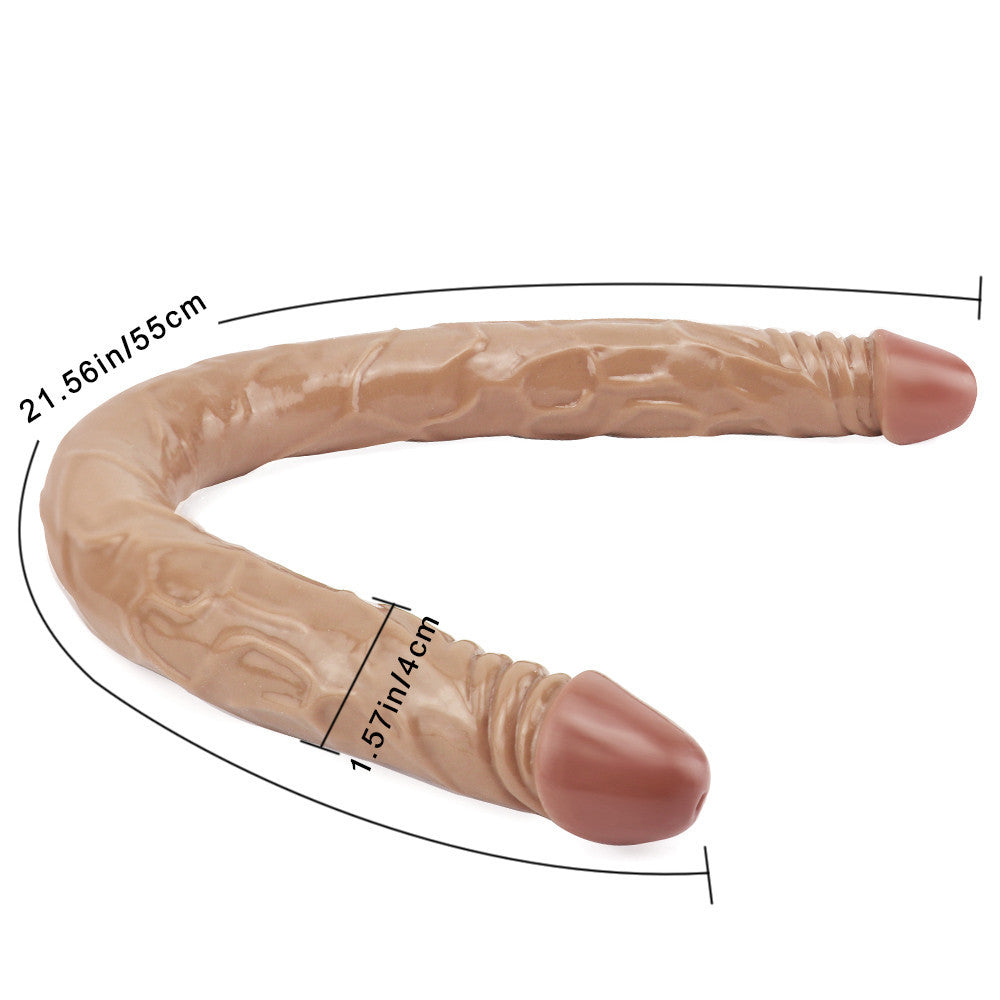 22 Inch Long Realistic Lesbian Double Dildo