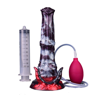 Ejaculation Dragon Demon Horn Silicone Fantasy Dildo
