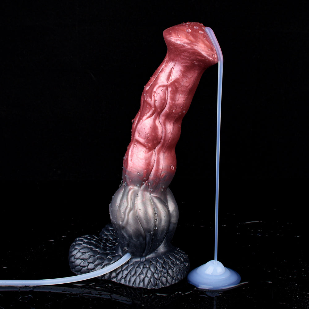 9 Inch Strong Horse Knot Squirting Dildo