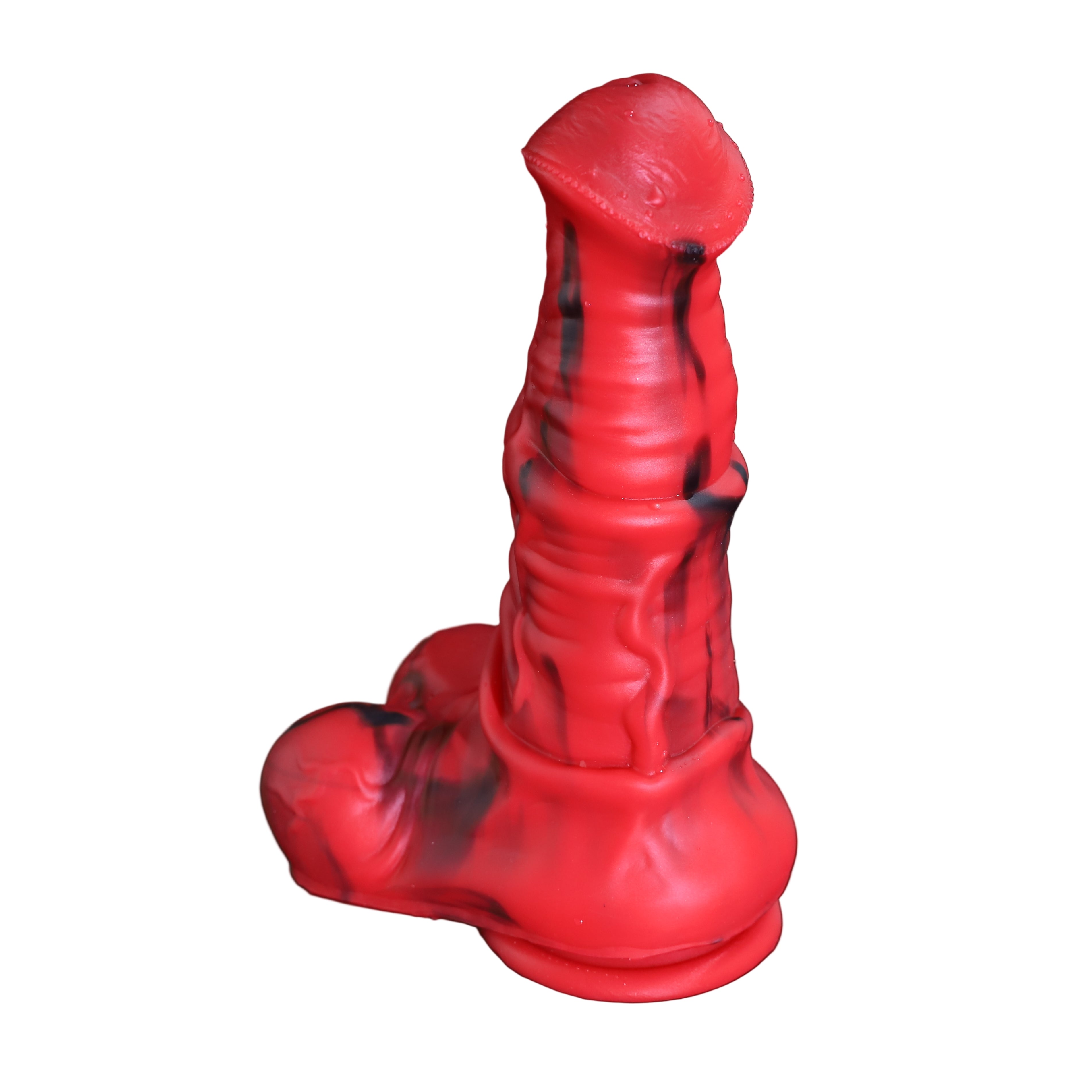 Red Silicone Fantasy Animal Horse Dildo