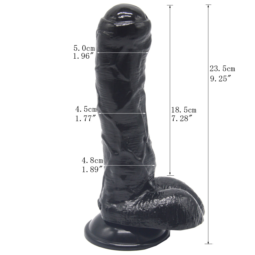 9 Inch Big Realistic Dildo with Foreskin