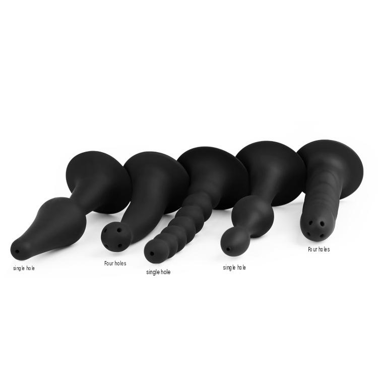 Black Silicone Anal Douche Large Intimdusche Klistier