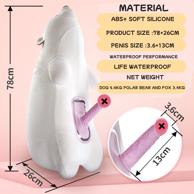 Stuffed Sex Doll Animal Bear with Dildo Machine